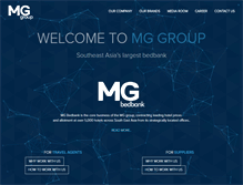 Tablet Screenshot of mgholidaygroup.com